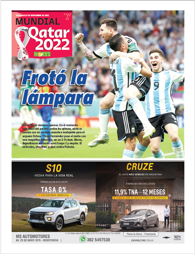 Frotó la lámpara
