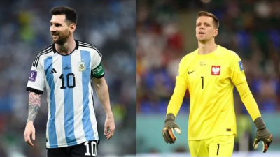 Messi y Szczęsny, arquero de Polonia, reeditan un duelo favorable al crack argentino