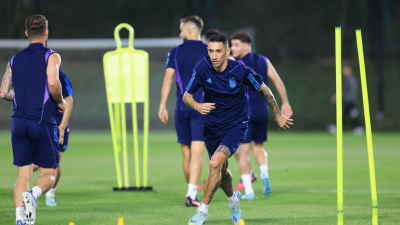 De Paul y Di María entrenaron a la par de resto