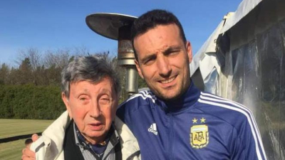 Scaloni y Ayala, el mejor regalo para Luis Landriscina