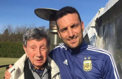 Scaloni y Ayala, el mejor regalo para Luis Landriscina