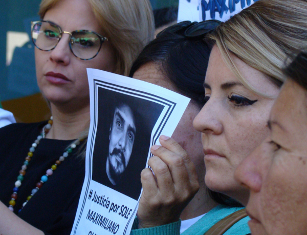 La Mesa Multisectorial Feminista anunció la marcha por el 25N. Reclamo de justicia por víctimas de feminicidios. Foto:24-11-22. Fabián Maldonado/NORTE
