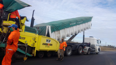 Comienzan nuevos contratos de recuperación de rutas nacionales en el Chaco 