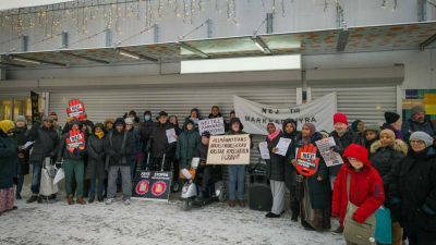 Suecia: protesta contra el aumento de los alquileres 