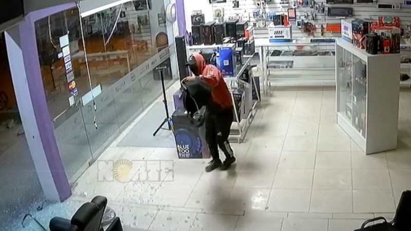 Inseguridad: otro robo de los "rompepuertas" en un local céntrico de Quitilipi