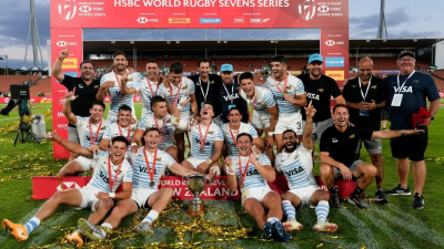 Histórico: Los Pumas 7's vencieron a los All Blacks en Hamilton y se consagraron campeones