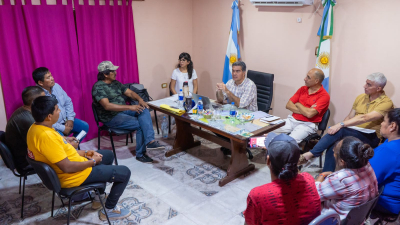 Trabajo artículado entre el gobierno provincial, municipal y los pobladores por tierras en Miraflores