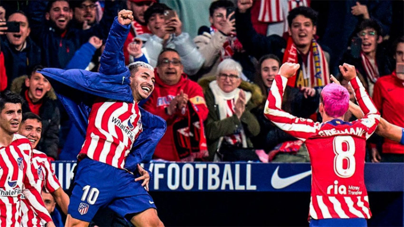 Ángel Correa marcó un gol desde el banco de suplentes