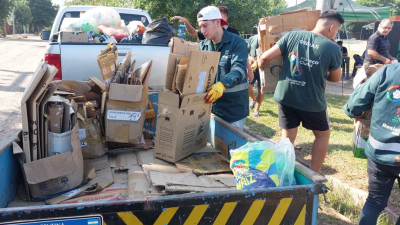 Eco Ciudad Recicla recibió el aporte de decenas de instituciones