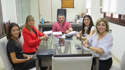 Autoridades de la Universidad de la Cuenca del Plata se reunieron con el Municipio de Sáenz Peña