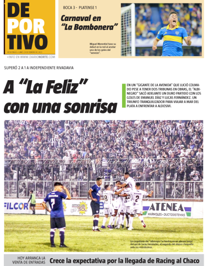 A "La Feliz" con una sonrisa