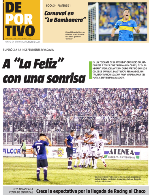 A "La Feliz" con una sonrisa 