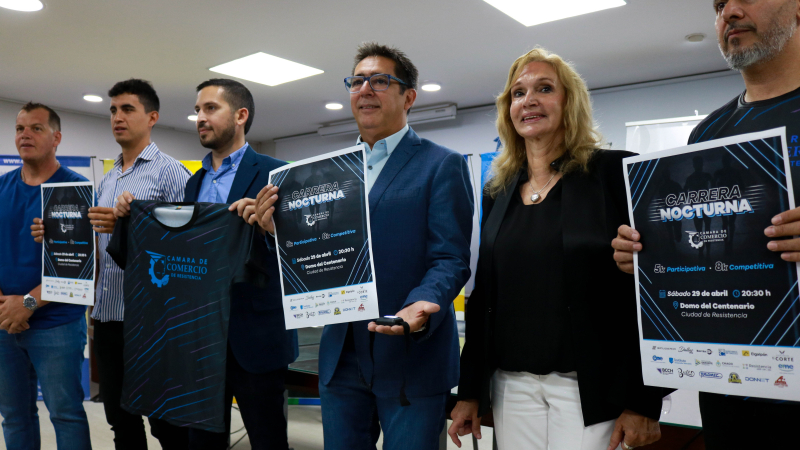 Realizaron el lanzamiento de la Maratón Nocturna organizada por la Cámara de Comercio