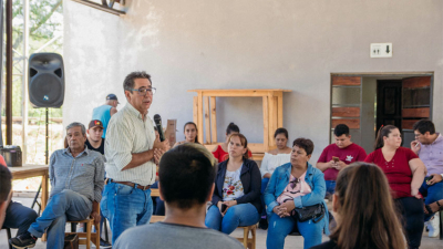 Gustavo Martínez sigue exponiendo su propuesta para la gobernación