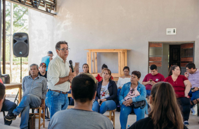 Gustavo Martínez sigue exponiendo su propuesta para la gobernación