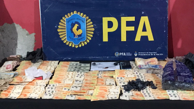 La Policía Federal desbarató un "bunker de drogas" en Resistencia