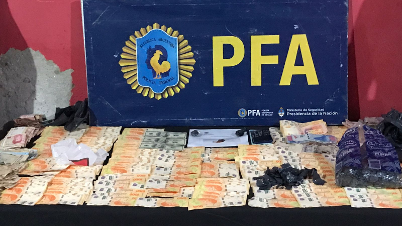 La Policía Federal desbarató un "bunker de drogas" en Resistencia