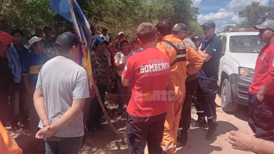 Salustiano Giménez: rescatistas de Santa Fe se sumaron a los rastrillajes
