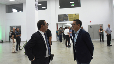 Gustavo Martínez participó de la inauguración del edificio de la Facultad de Artes