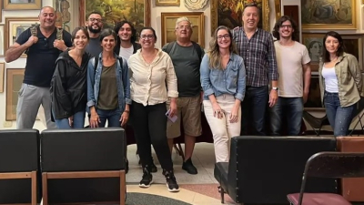 El taller de escritura La Palabra Inasible visitó El Fogón