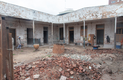 Avanza la restauración del edificio de lo que será el Museo de Arte Contemporáneo "Oscar Sánchez Kelly"