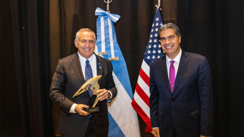 Capitanich recibió al embajador de EEUU y afianzaron relaciones comerciales