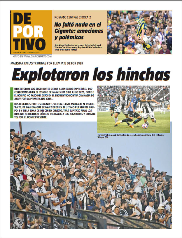 Explotaron los hinchas