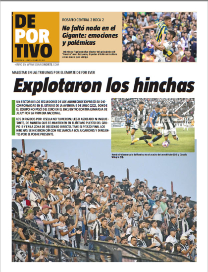Explotaron los hinchas