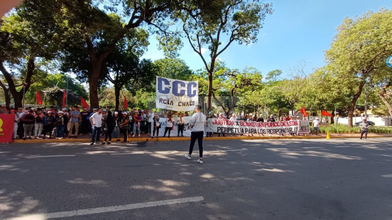 Marcharon por justicia para Sebastián Ponce de León