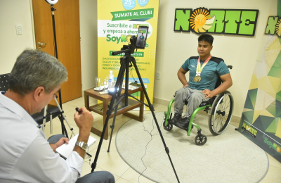 El desinhibido atleta que se propone llegar a los Juegos Paralímpicos