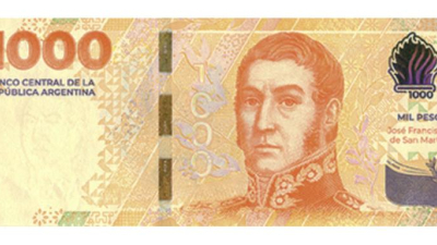 El nuevo billete de mil pesos obtuvo una distinción