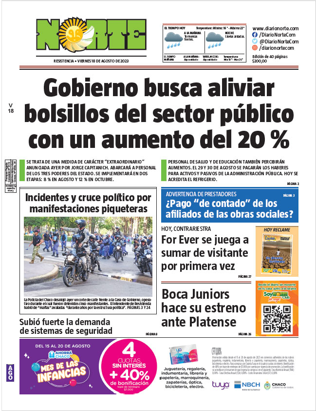 Edición del 18-08-2023
