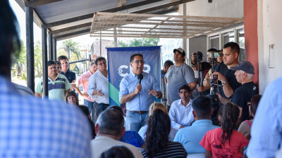 Gustavo Martínez visitó San Bernardo para llevar sus propuestas