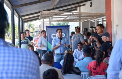 Gustavo Martínez visitó San Bernardo para llevar sus propuestas