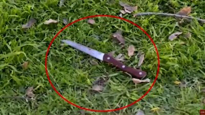 El cuchillo presuntamente utilizado en el crimen del ingeniero fue encontrado por un periodista que cubría la nota