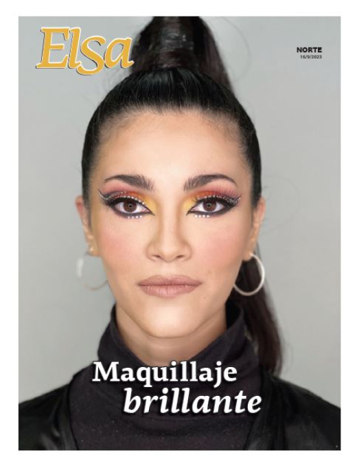 Maquillaje brillante