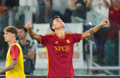 Con doblete de Paulo Dybala la Roma goleó al Empoli