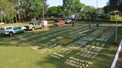 Frustran traslado nocturno de 2.635 kilos de marihuana