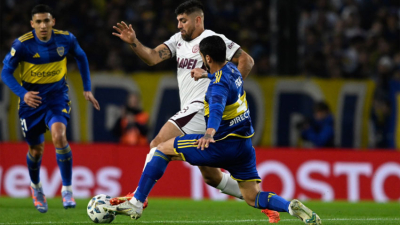Boca empató con Lanús en la previa del choque ante Palmeiras