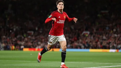 Con gol de Garnacho, el Manchester United goleó al Crystal Palace