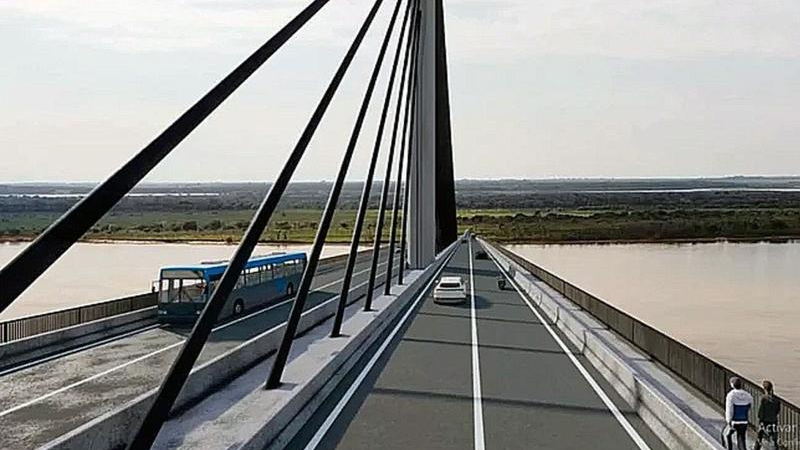 Sergio Massa firmó el contrato para la construcción del segundo puente