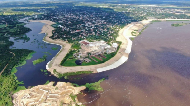 Errores de diseño en las defensas dejan bajo agua la zona rural de Pilar