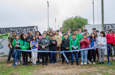 Pavimento, playón deportivo, parque acuático y más obras inauguradas en Avia Terai