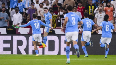 De la mano de Julián Álvarez, Manchester City goleó al "Flu" y es campeón del mundo