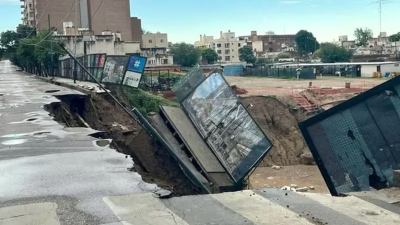 Inundaciones y destrozos tras un temporal en Córdoba