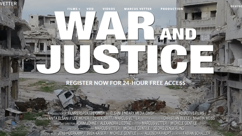 Documental "War and Justice": una reflexión sobre la guerra y la justicia mientras se agudizan los conflictos