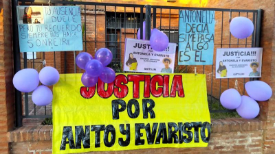 Emotivo pedido de justicia por Antonella y Evaristo en Quitilipi