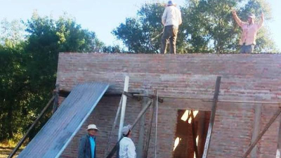 Escuela de Formación Profesional construye su edificio en vacaciones
