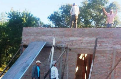 Escuela de Formación Profesional construye su edificio en vacaciones