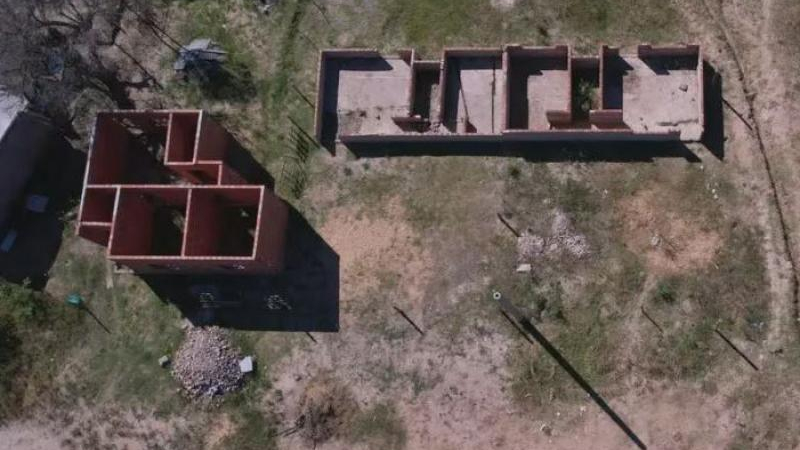 La Rubita: eran 165 casas pero entregaron 15 y el resto son esqueletos inconclusos